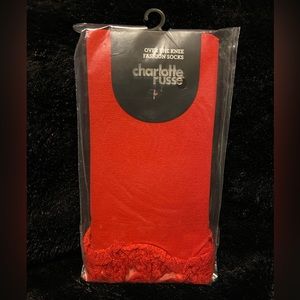 ❤️red over-the-knee socks❤️